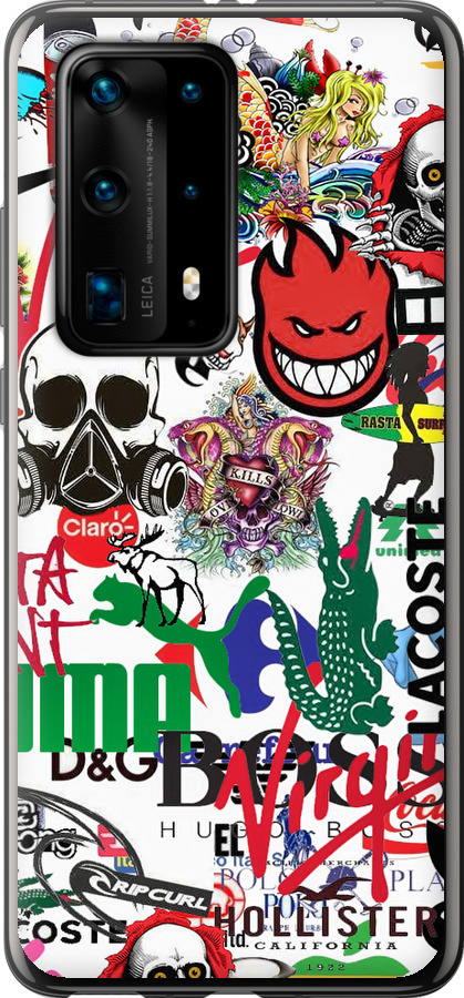 Many different logos