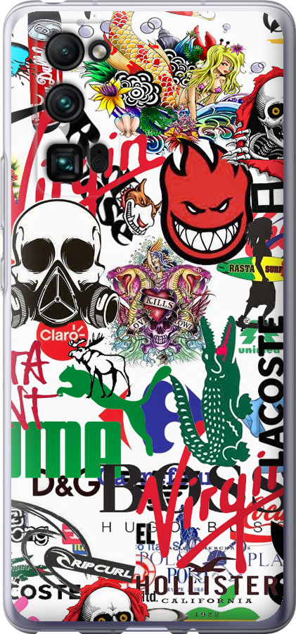 Many different logos