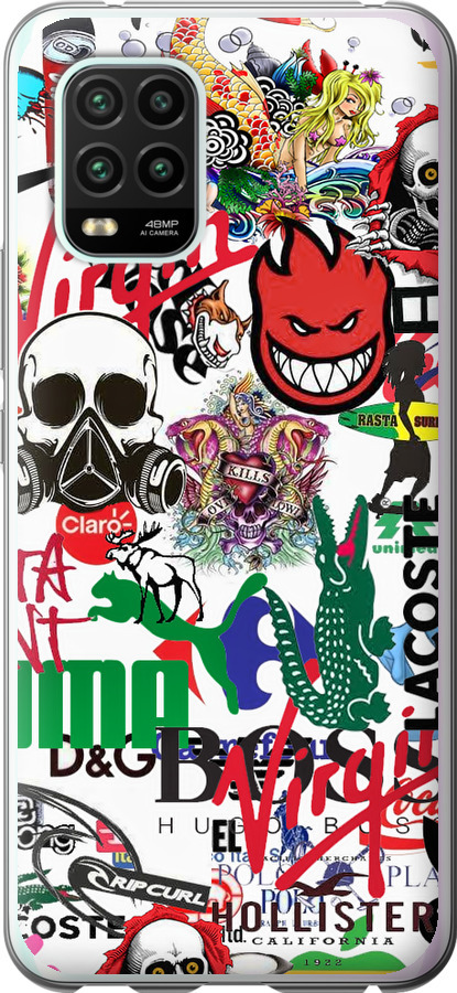 Many different logos