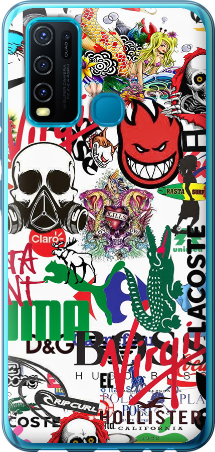 Many different logos