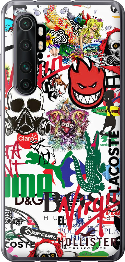 Many different logos
