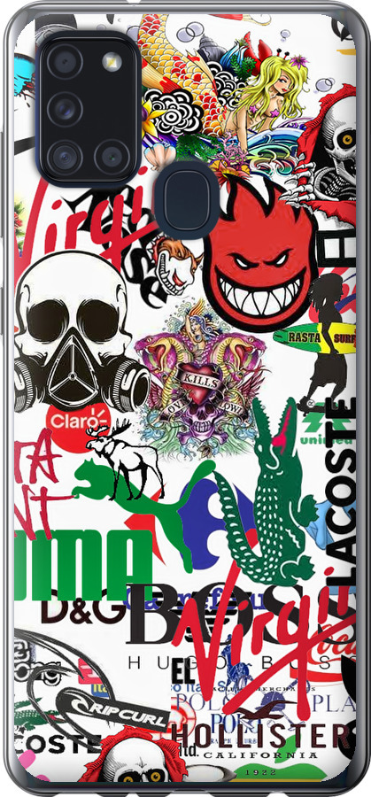 Many different logos