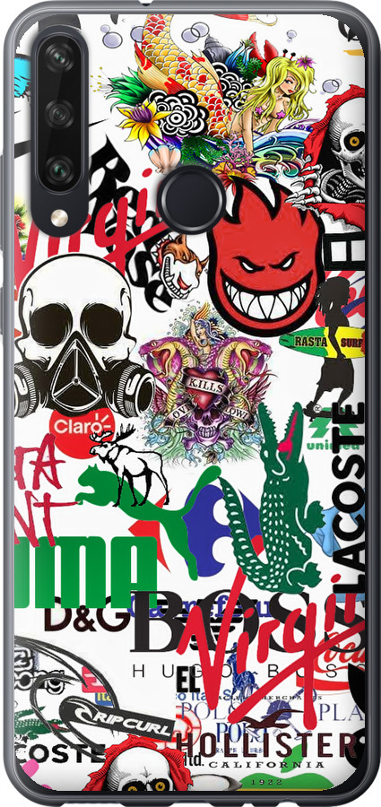 Many different logos