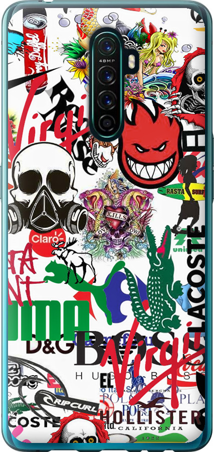 Many different logos