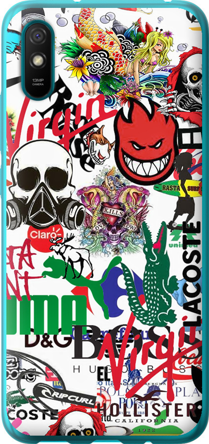 Many different logos