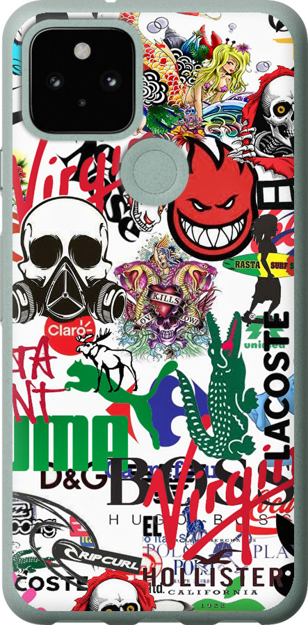 Many different logos