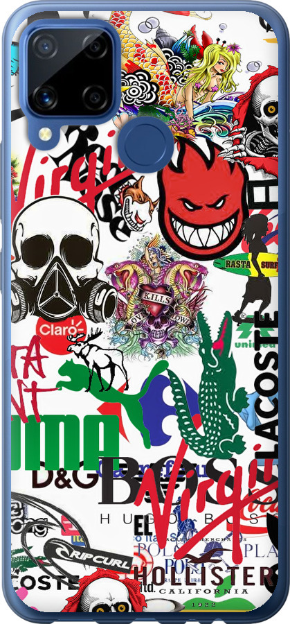 Many different logos