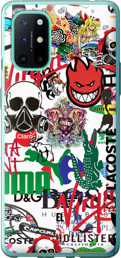 Many different logos