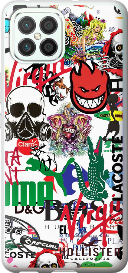 Many different logos