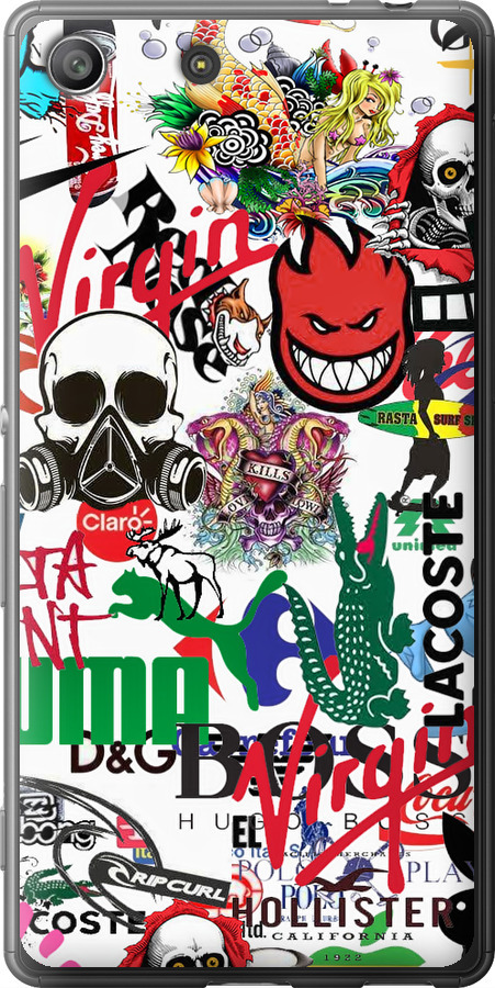 Many different logos