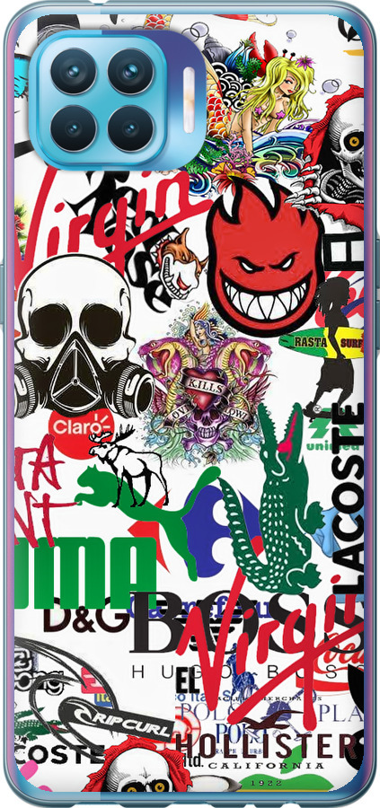 Many different logos