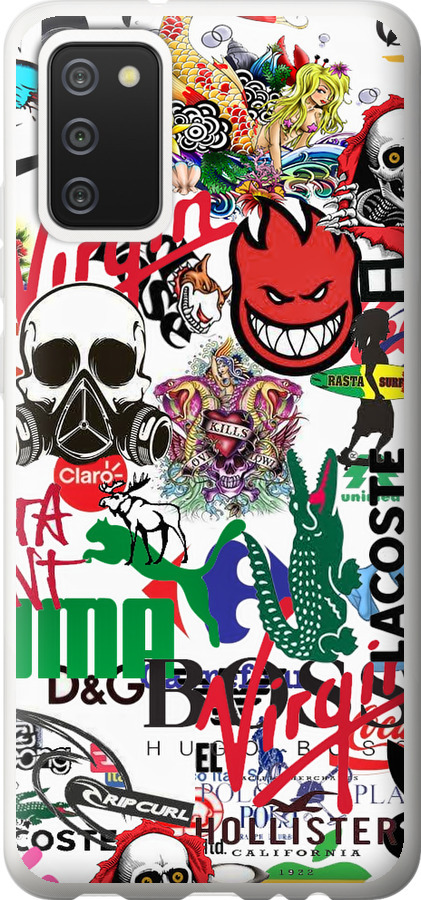 Many different logos