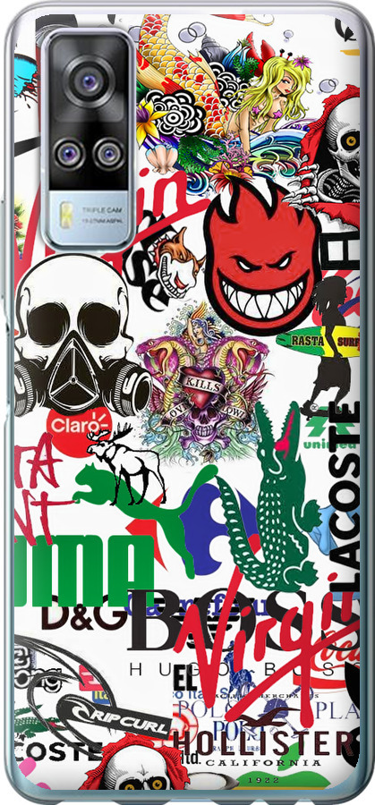 Many different logos