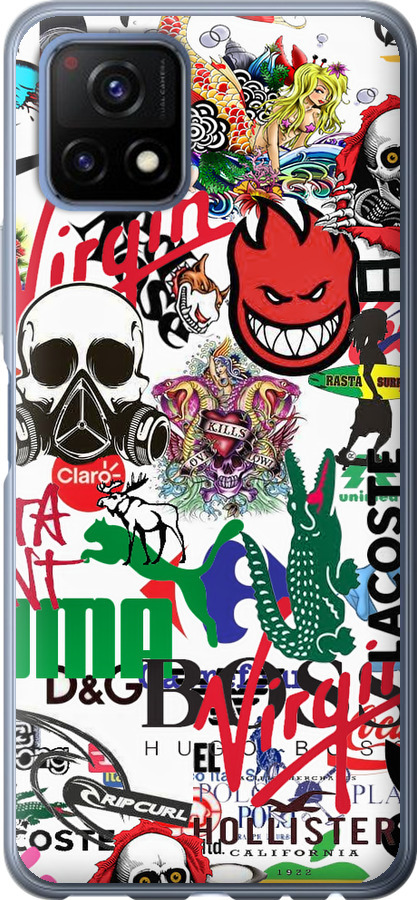Many different logos