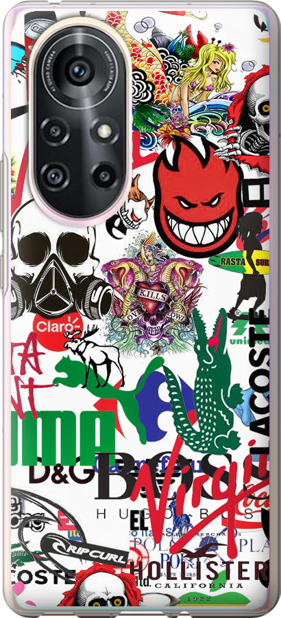 Many different logos