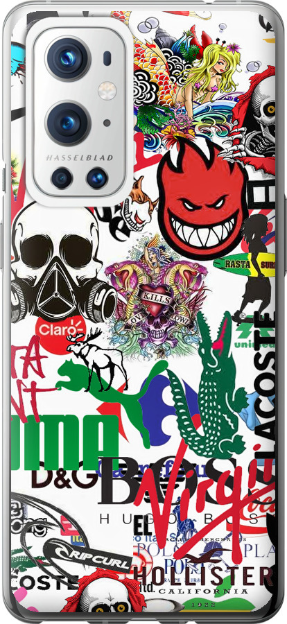 Many different logos