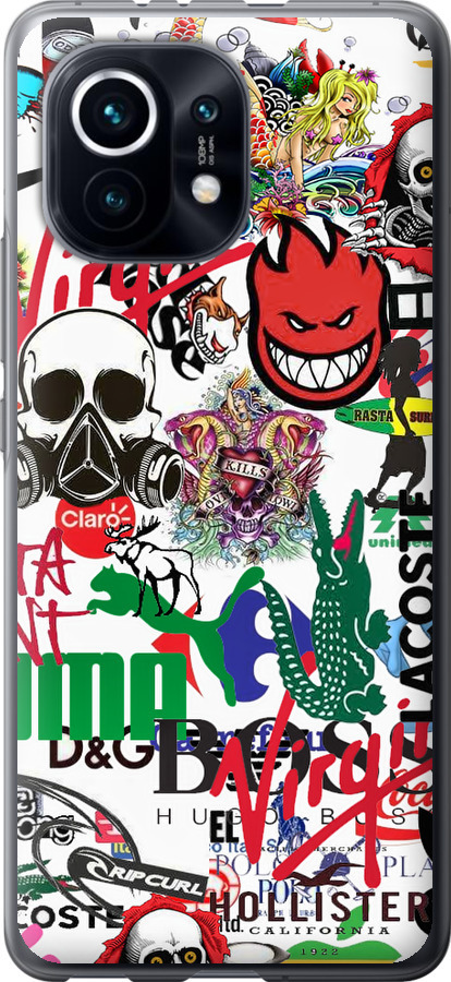 Many different logos