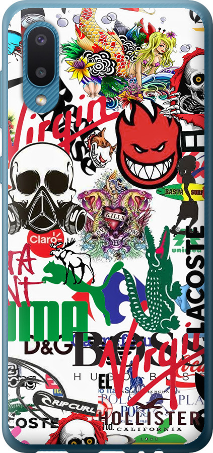 Many different logos