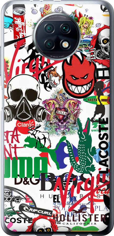 Many different logos