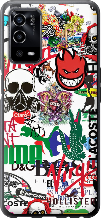 Many different logos