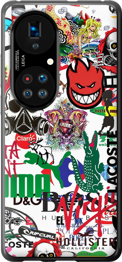 Many different logos