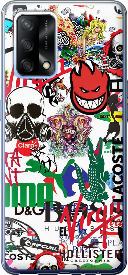 Many different logos