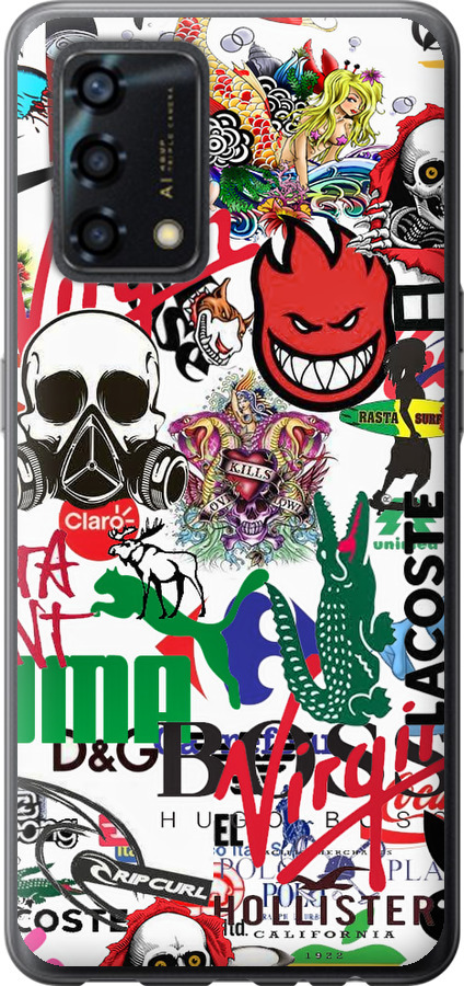 Many different logos
