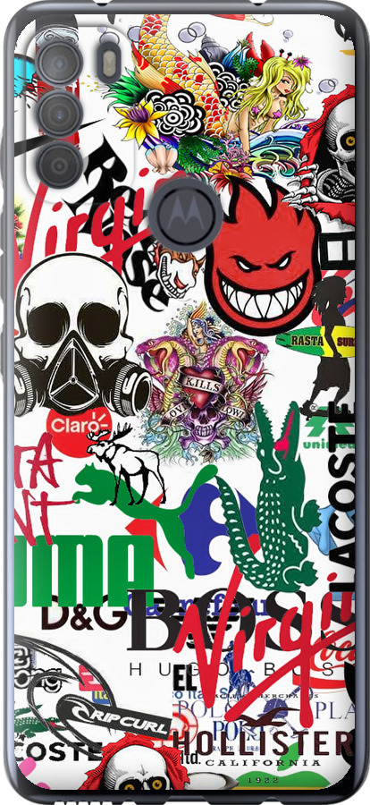 Many different logos
