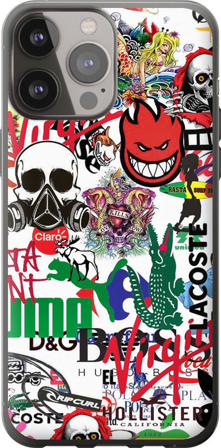 Many different logos