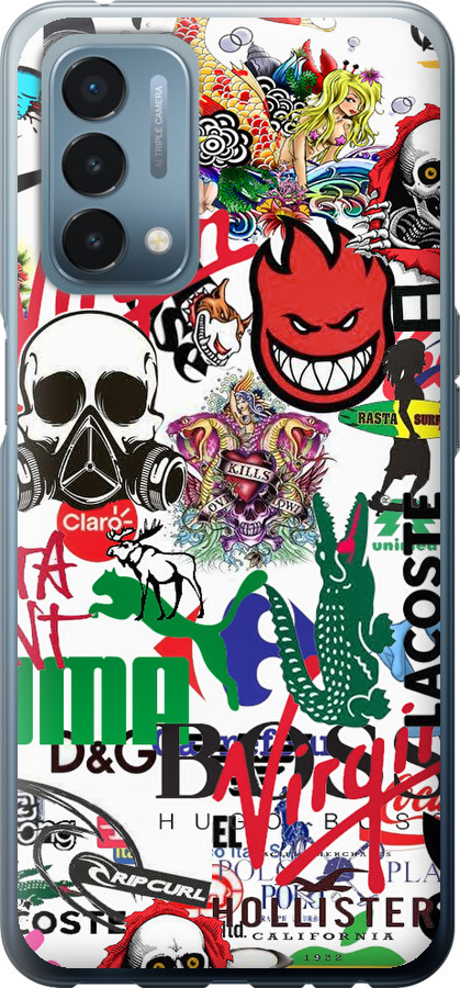 Many different logos
