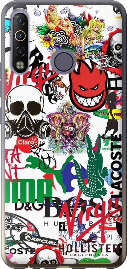 Many different logos