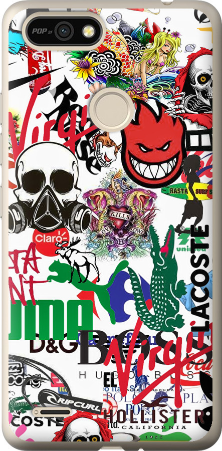 Many different logos