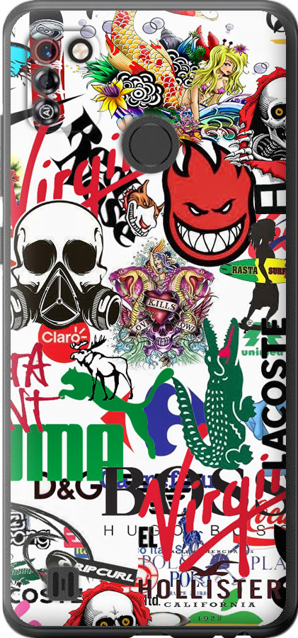 Many different logos