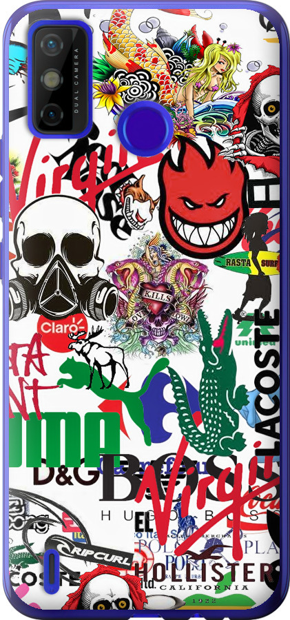 Many different logos