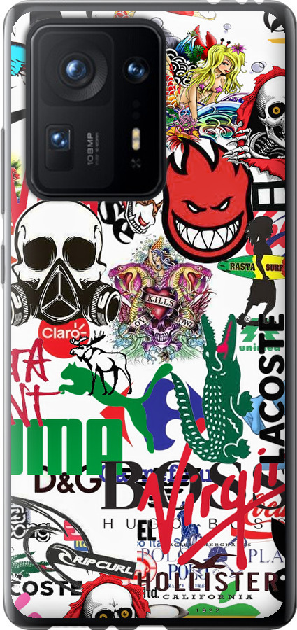 Many different logos