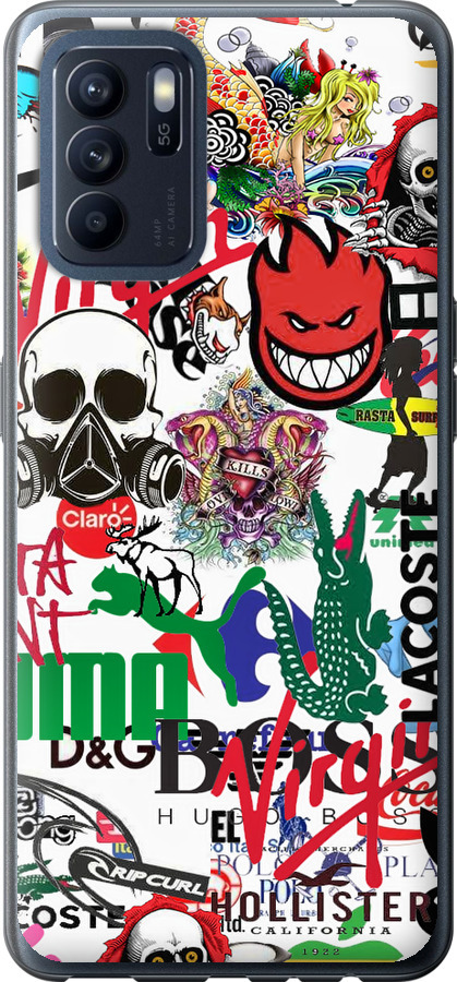 Many different logos