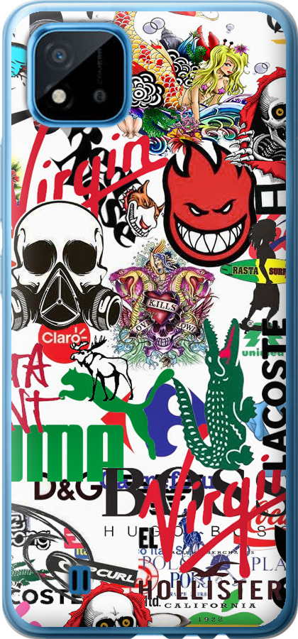 Many different logos
