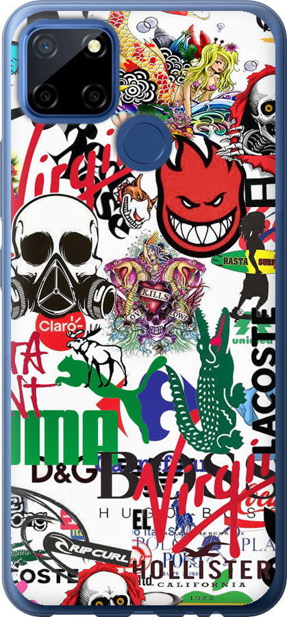 Many different logos