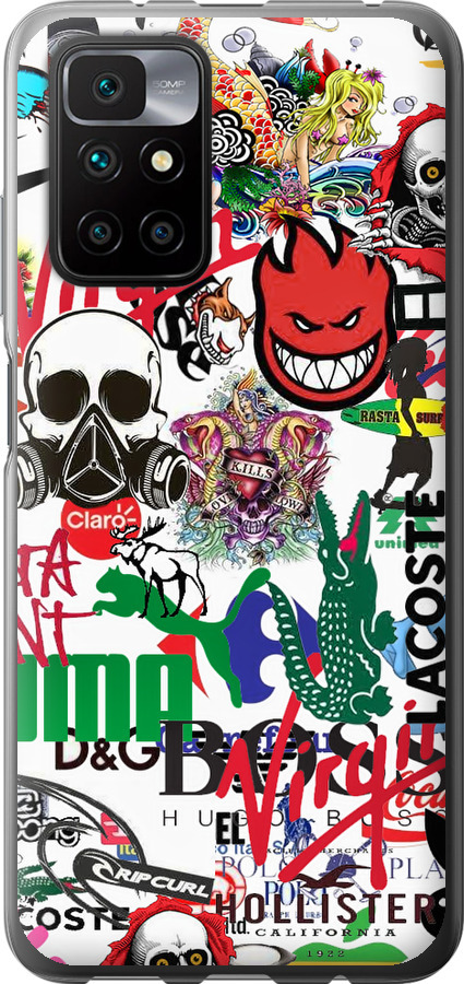 Many different logos
