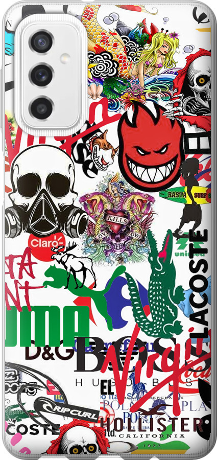 Many different logos