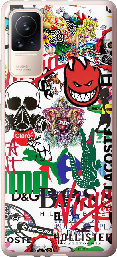 Many different logos