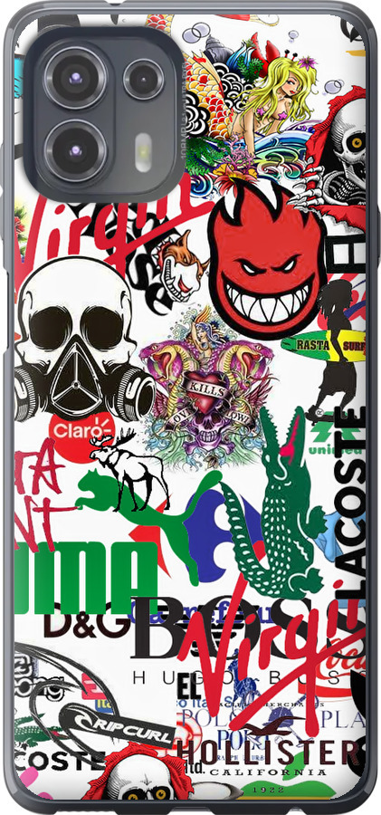 Many different logos
