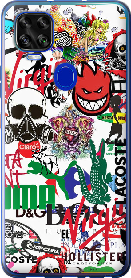 Many different logos