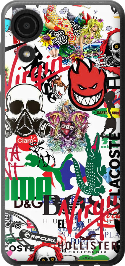 Many different logos