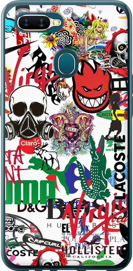 Many different logos