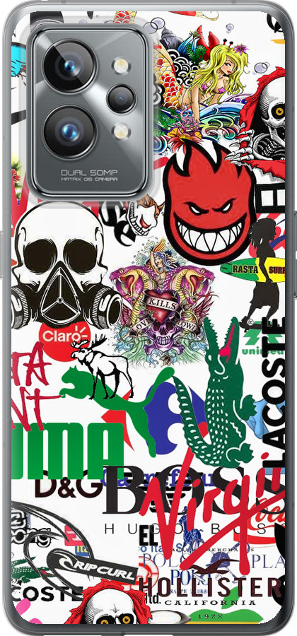 Many different logos