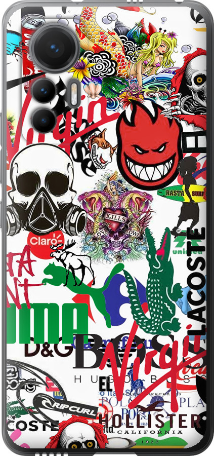 Many different logos