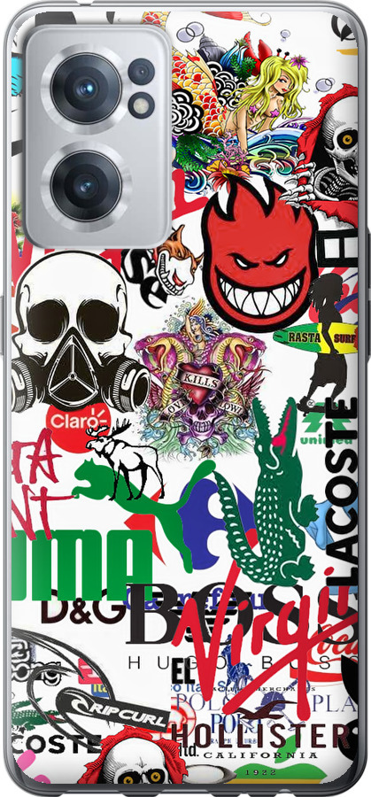 Many different logos