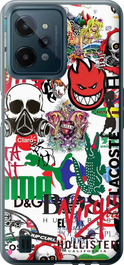 Many different logos