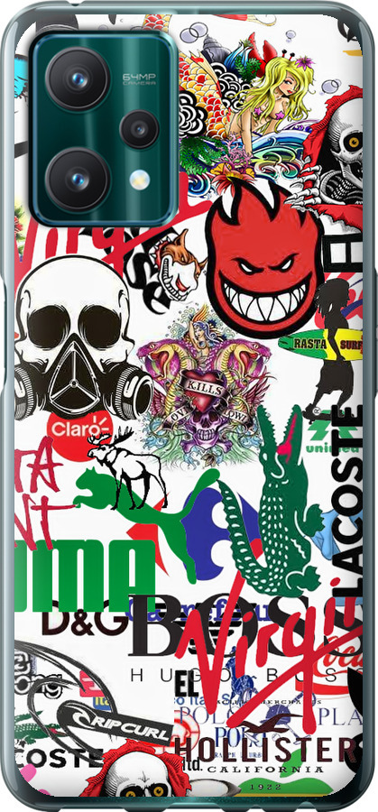 Many different logos